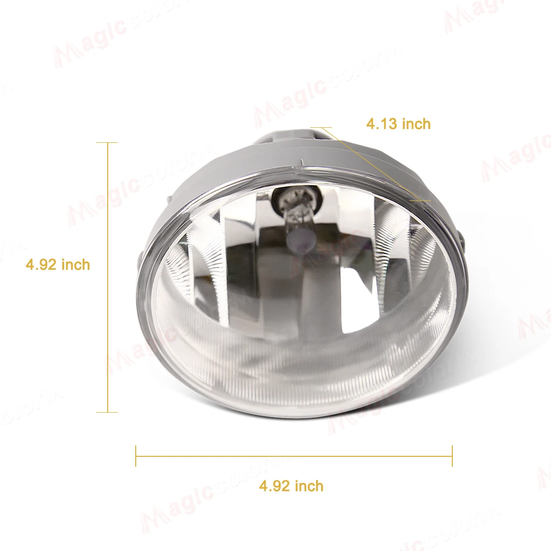 Fog Lights Assembly Replacement for 2005-2011 Toyota Tacoma/ 04-06 Toyota Solara/ 07-13 Toyota Tundra/ 08-16 Toyota Sequoia 12V image 5
