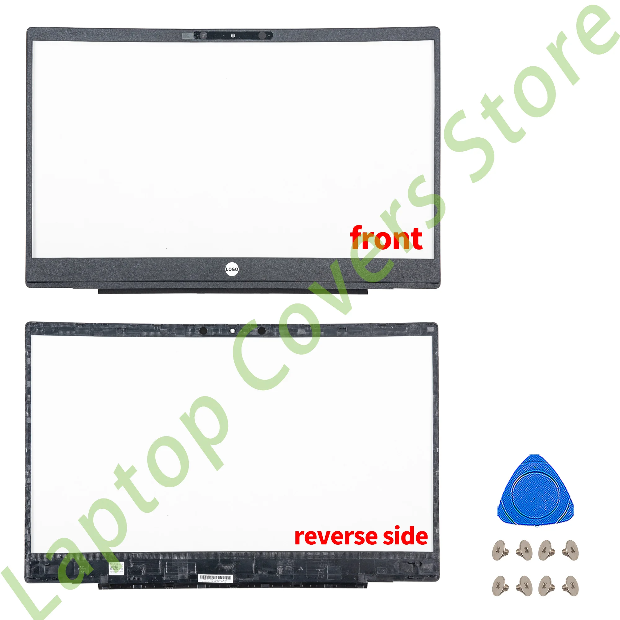 Imagem -06 - Lcd Tampa Traseira para Pavilhão 15-cw 15-cs 15t-cs Tpn-q208 Top Case Dobradiças Moldura Frontal Laptop Peças Substituir Preto ou Cinza 156