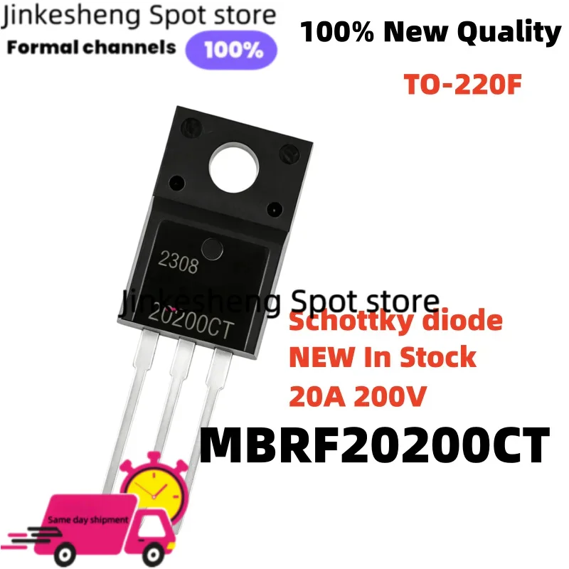 10-50-100PCS MBRF20200CT MBRF20200 20200CT TO-220F Quality of life Diode fast recovery tube
