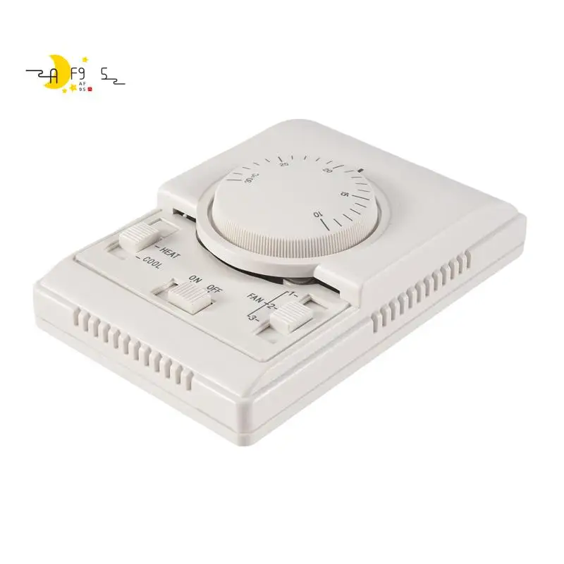 

AF95-MT01 220 В переменного тока, комнатный механический термостат, вентиляторная катушка, термостат, регулятор температуры, теплый
