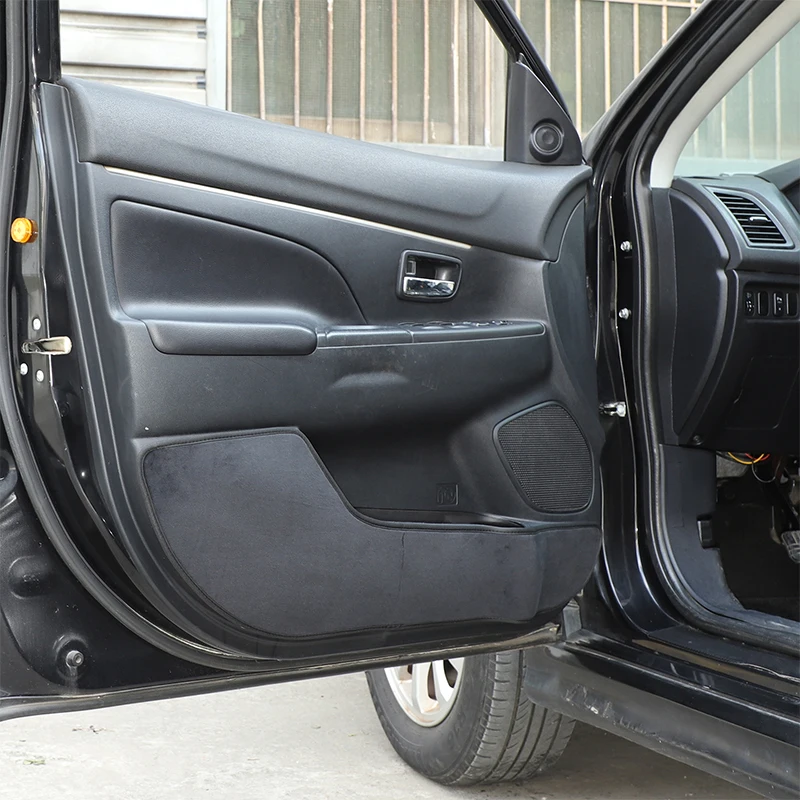 For Mitsubishi ASX 11-18 Car door anti kick pad, door panel protective pad, anti stepping and anti dirt pad interior accessories