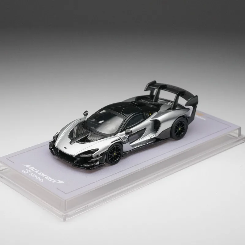 In Stock1:64 Senna GTR alloy die-cast miniature simulation car model Creative decorative item Festival gift