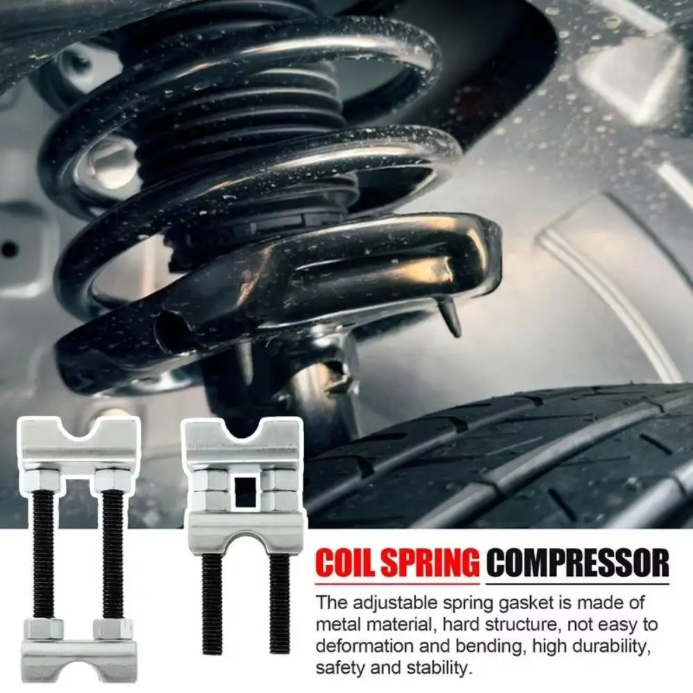 

2-Way Adjustable Coil Spring Compressor Manual Operation Carbon Steel Construction Spring Spacer Mini Size Universal Fit