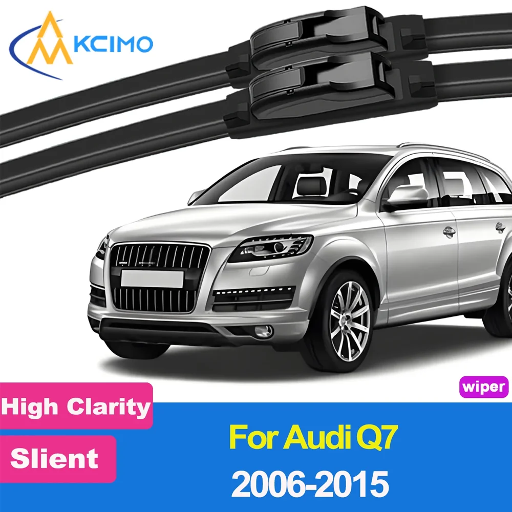 

2PCS New Wiper Blades for Audi Q7 4L 2006-2015 Front Windshield Auto Wipers Blade Accessories 2015 2014 2013 2012 2011 2010 2009