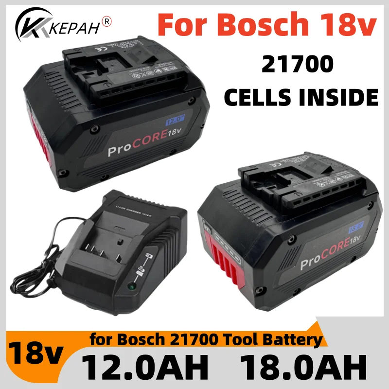 

100% Оригинальный 18v 12-18Ah ProCORE сменный аккумулятор, для Bosch 21700 18V беспроводные инструменты BAT609 BAT618 high powe 5C power cell