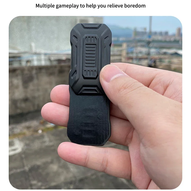 Deslizador de Metal para coche EDC Poker Push Card antiestrés Fidget Toy, juguetes sensoriales de descompresión para autismo, alivio del estrés para