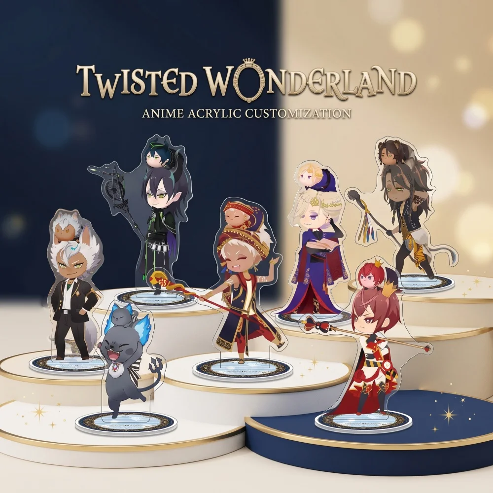 Twisted Wonderland 2026New Acrylic Stand Keychain Rudo Enjin Zanka Riyo Custom Pattern Q Version Cute Fans Gift