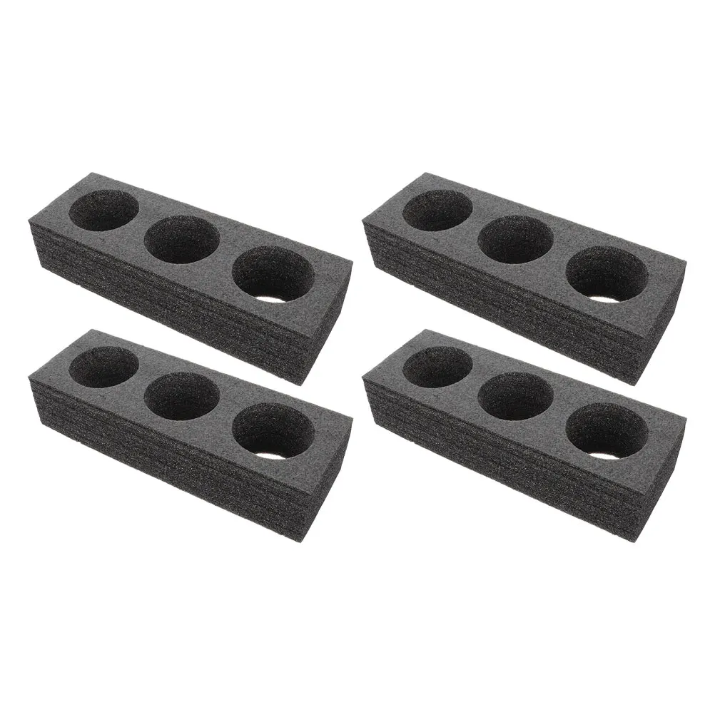 

4pcs Cup Holder Tray Pearl Color Coffee Drink Mug Bracket Practical Takeout Kitchen Bar Accessory Safe Food Use