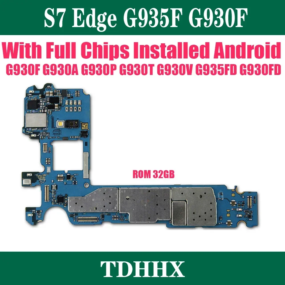 EU Version G930F G930A G930P G930T G930V G935FD G930FD S7 Edge G935F G935A G935V G935T G935P ROM 32GB Motherboard