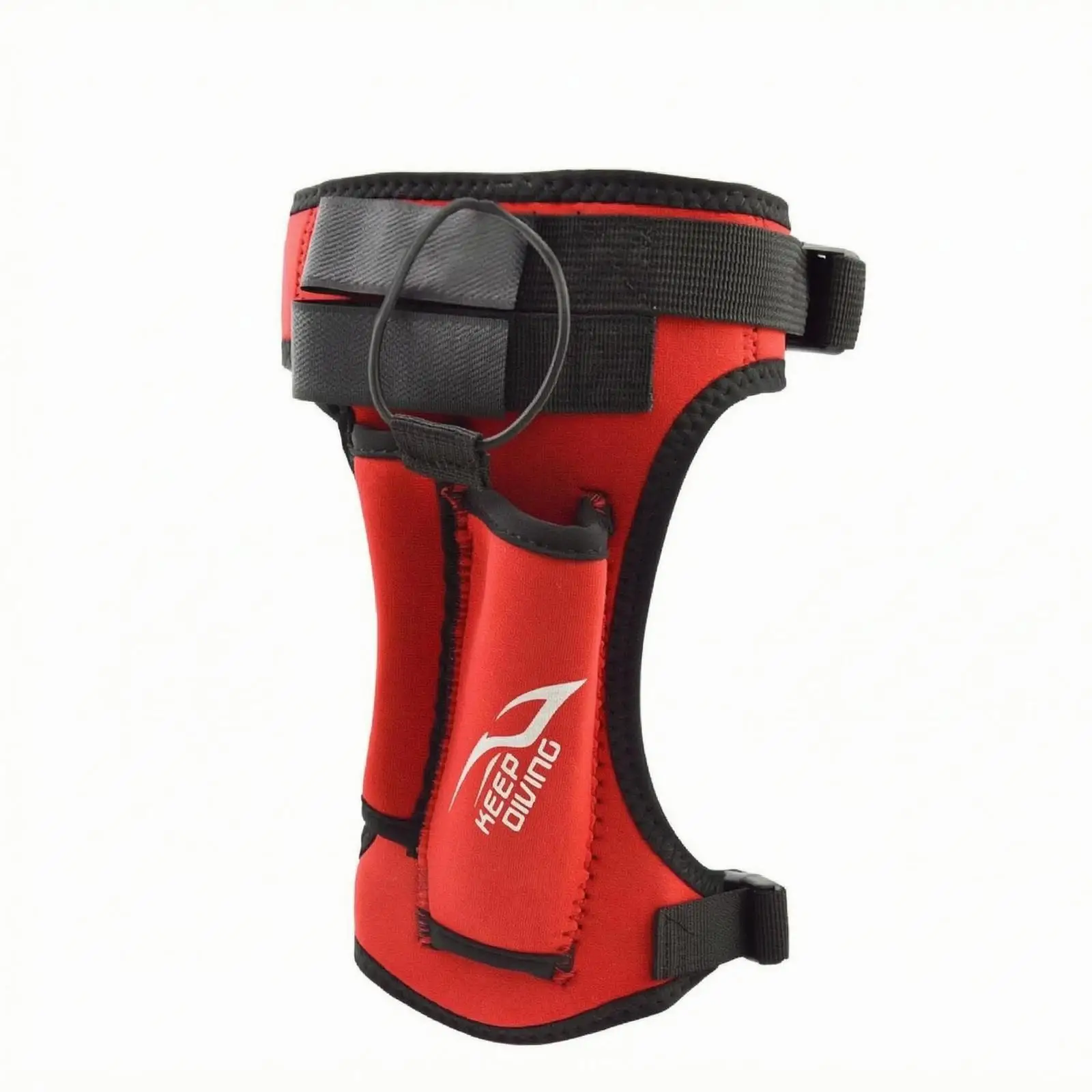 Leg Mount Sheath Neoprene Build Curved Pocket for Underwater Use
