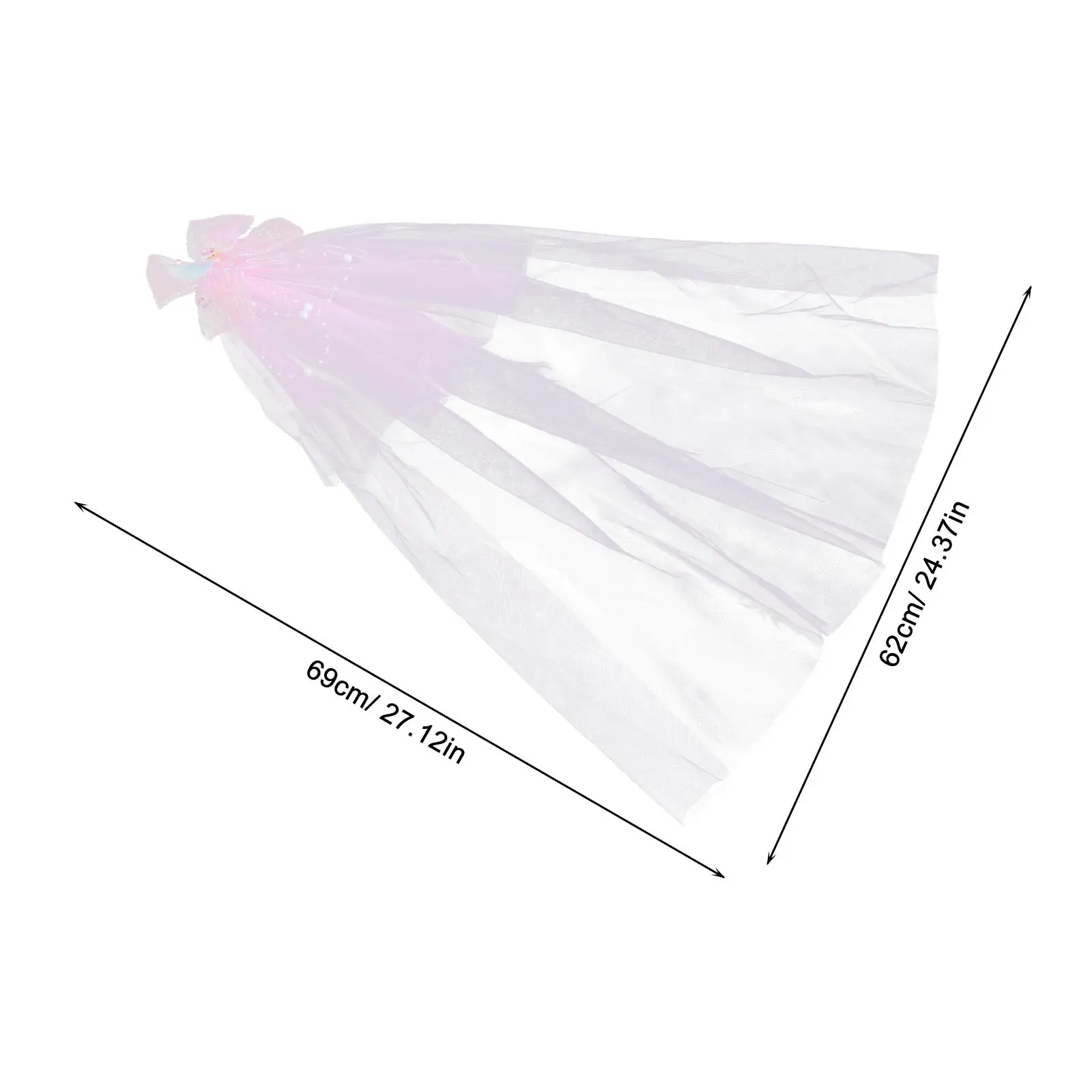 Accessori per fermagli per capelli con fiocco per capelli in rete da principessa per bambini Festa di compleanno per ragazze Archi per bambini Copricapo per bambini