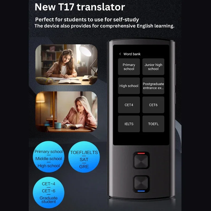 138Language WiFi Online Offline Voice Translator Arabic Accurate Translate Recording to Text Oversea Travel for Google Interpret