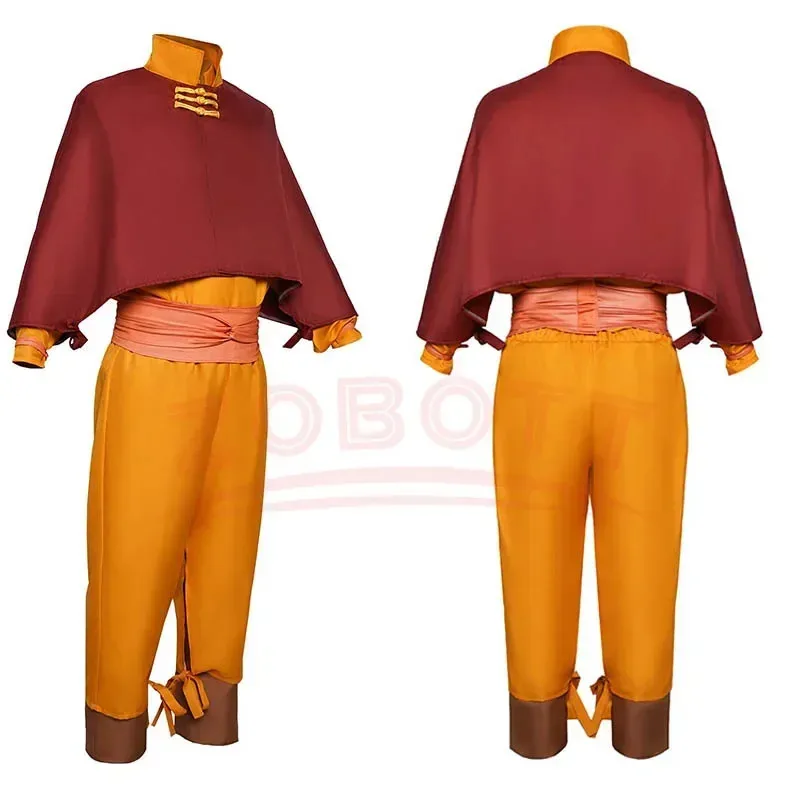 Aang Cosplay Costume 2024 Editio Avatar The Last Airbender Role Play for Halloween Anime Comic Con Avatar Outfits