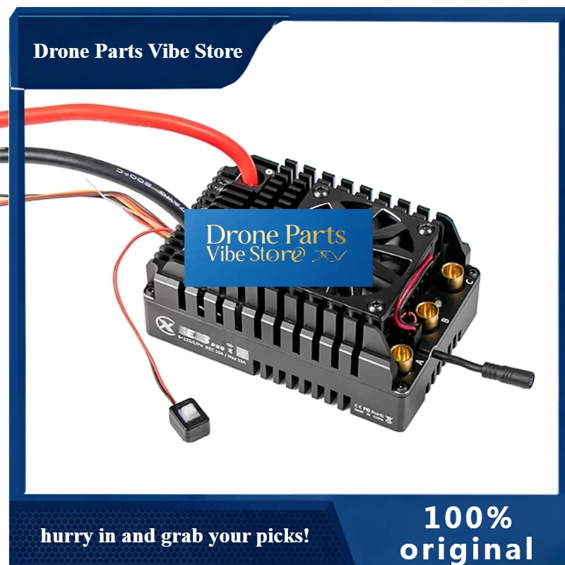 

Drone Parts1pcs For XC E3 PRO 400A 6-12S Lipo Sensored Brushless ESC For 1/5 RC Model Car Speed Vehicle Accessories