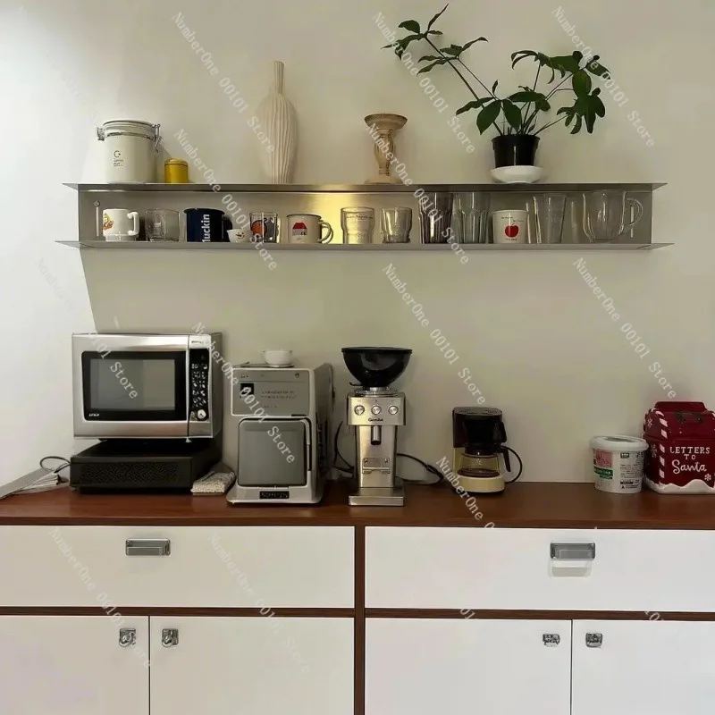 Large Capacity Stainless Steel I Beam U Shaped Wall Mounted Storage Shelf Kitchen Organizer Rack Premium Bathroom Display Stand