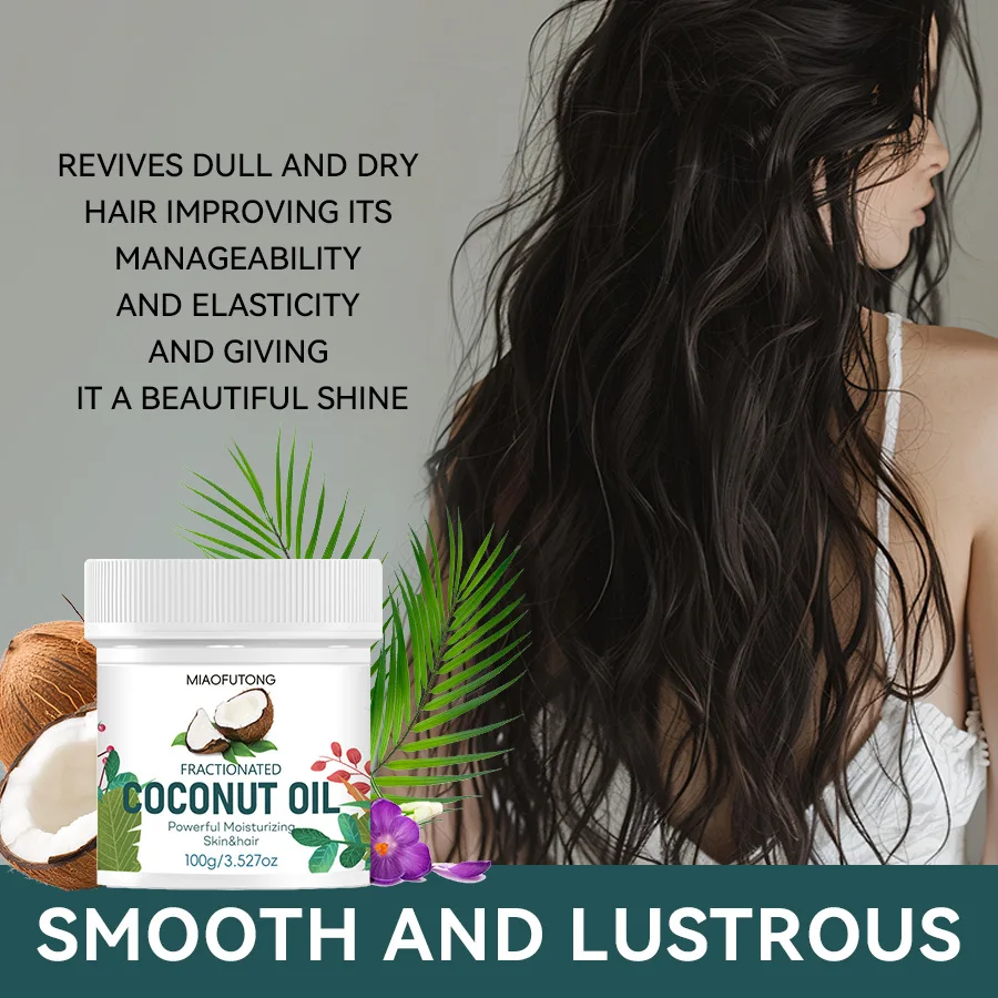 Natural Coconut Oil Conditioner for Dry Damaged Hair Hydrating Repair Treatment