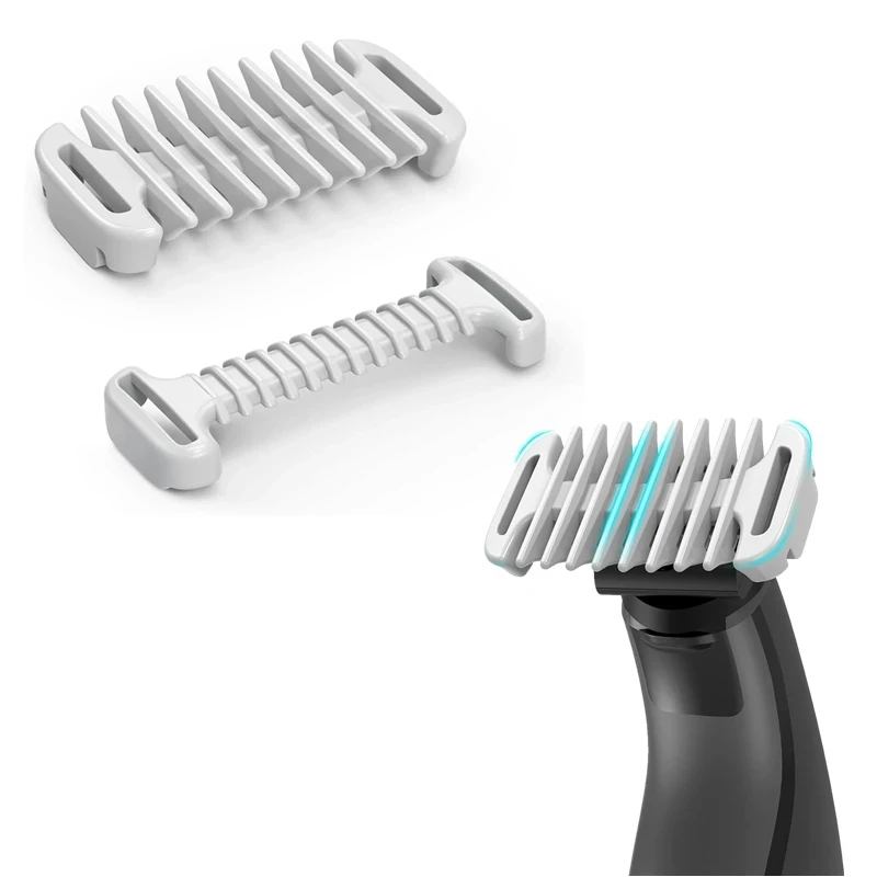 Intimate Skin Protector & Body Comb 3mm Clogs Compatible for OneBlade QP2724/QP2824/QP2520/QP2630 Hybrid Trimmer Accessory