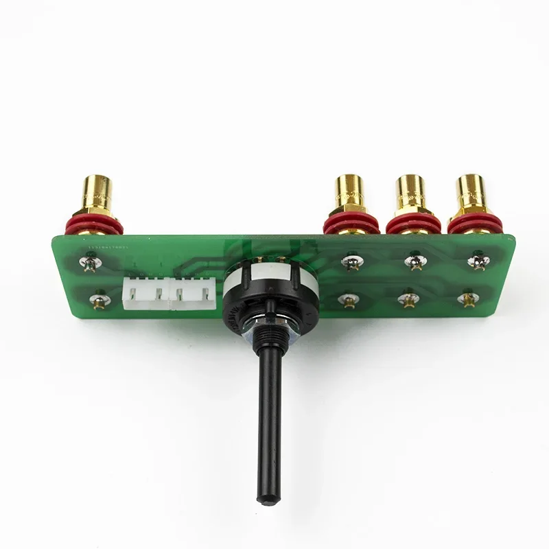 

Dual channel 3-gear sound source input selection switcher lorlin-uk pure copper silver plated circuit boa