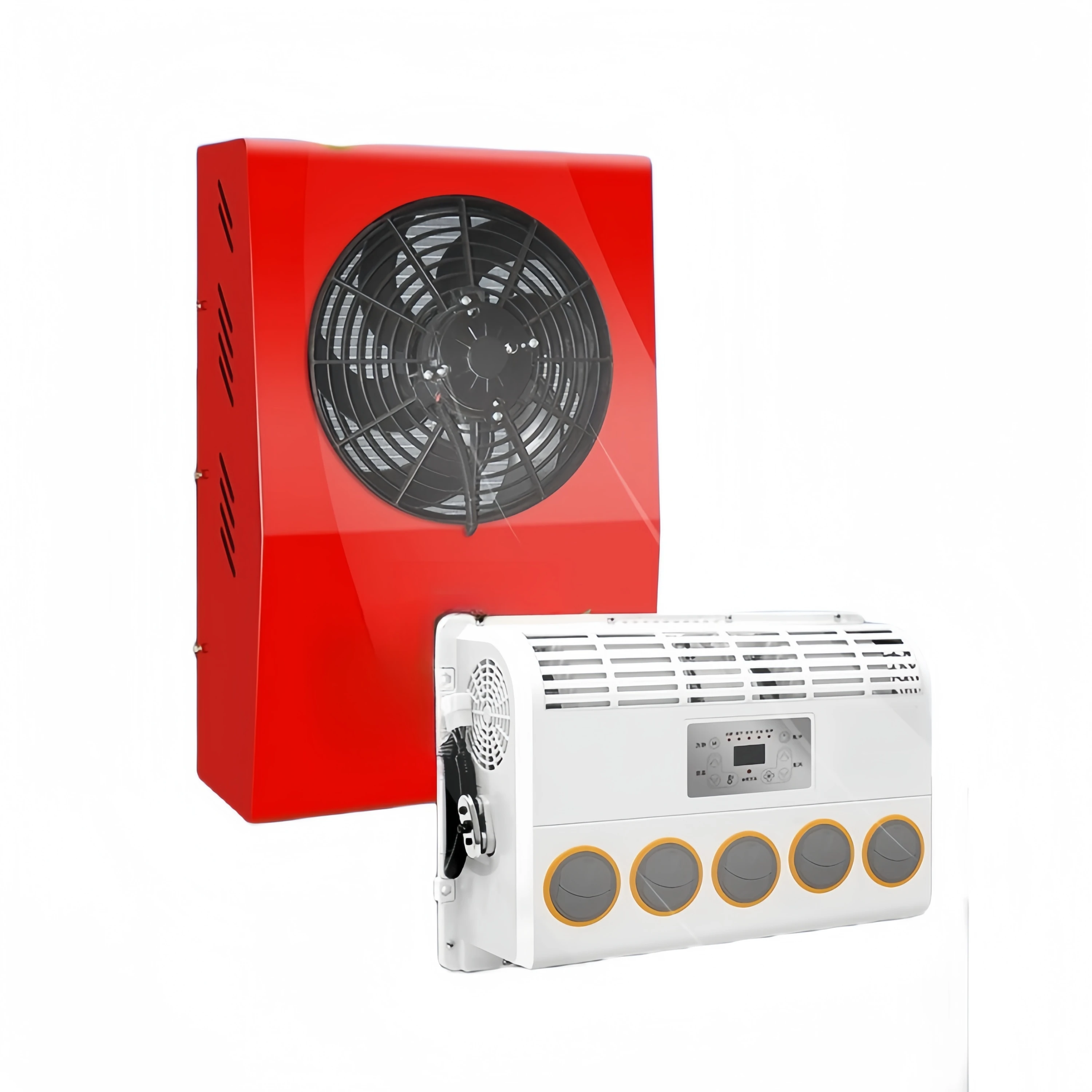 New Portable 12V/24V DC Car Air Conditioner 24 Volt Parking Cooler/Splitter Universal Electric AC System