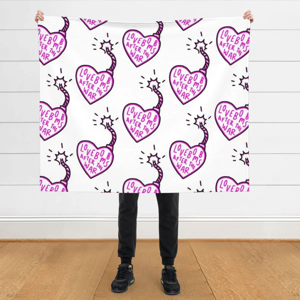 

Lovebomb Nessa Barrett Throw Blanket Soft Plaid Decorative Sofas Designers Blankets