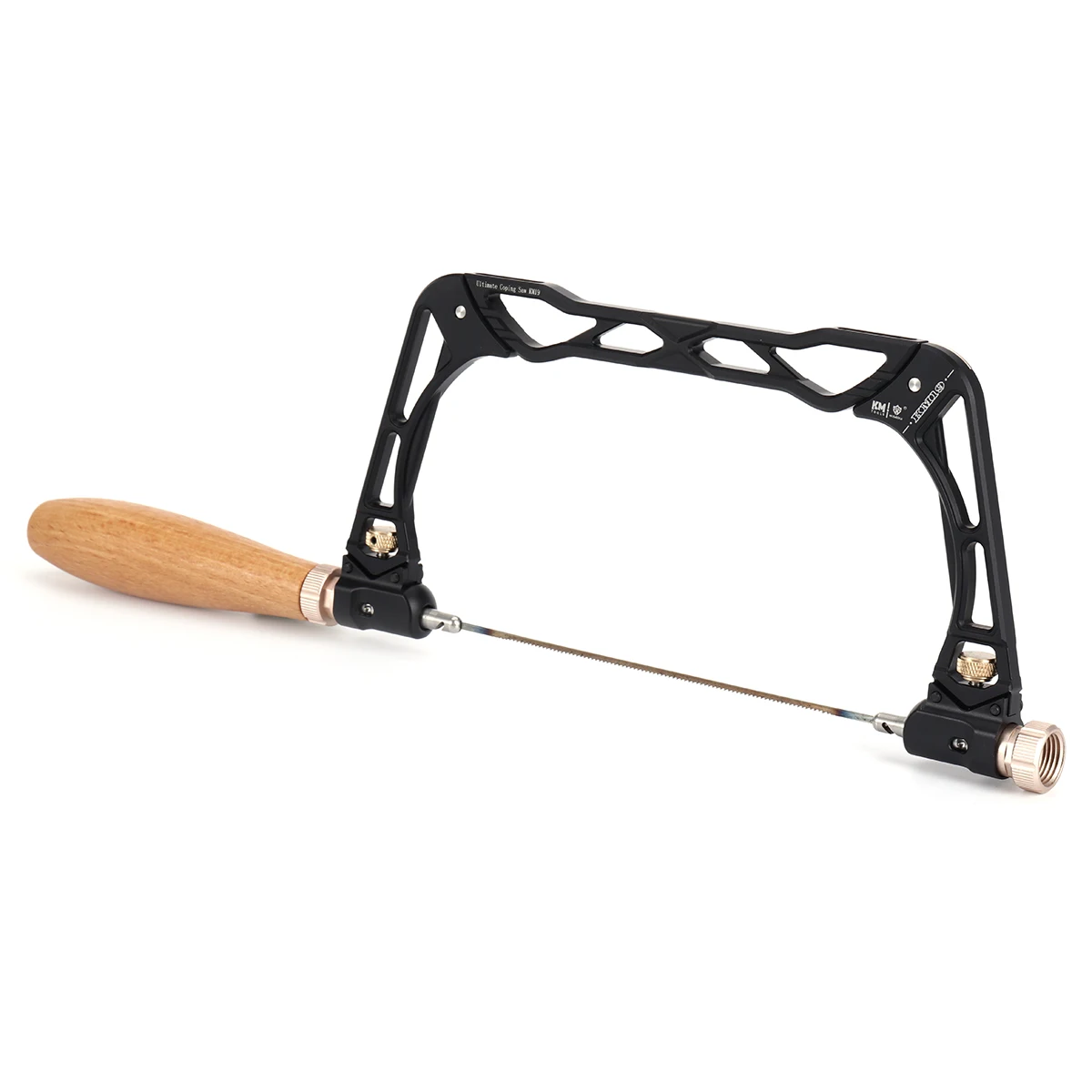 

HONGDUI KM-19 6" Coping Fret Combo Saw Coping Saw Coping Frame & Extra 3pcs Replacement Blades for Woodworking Plastic Cutting