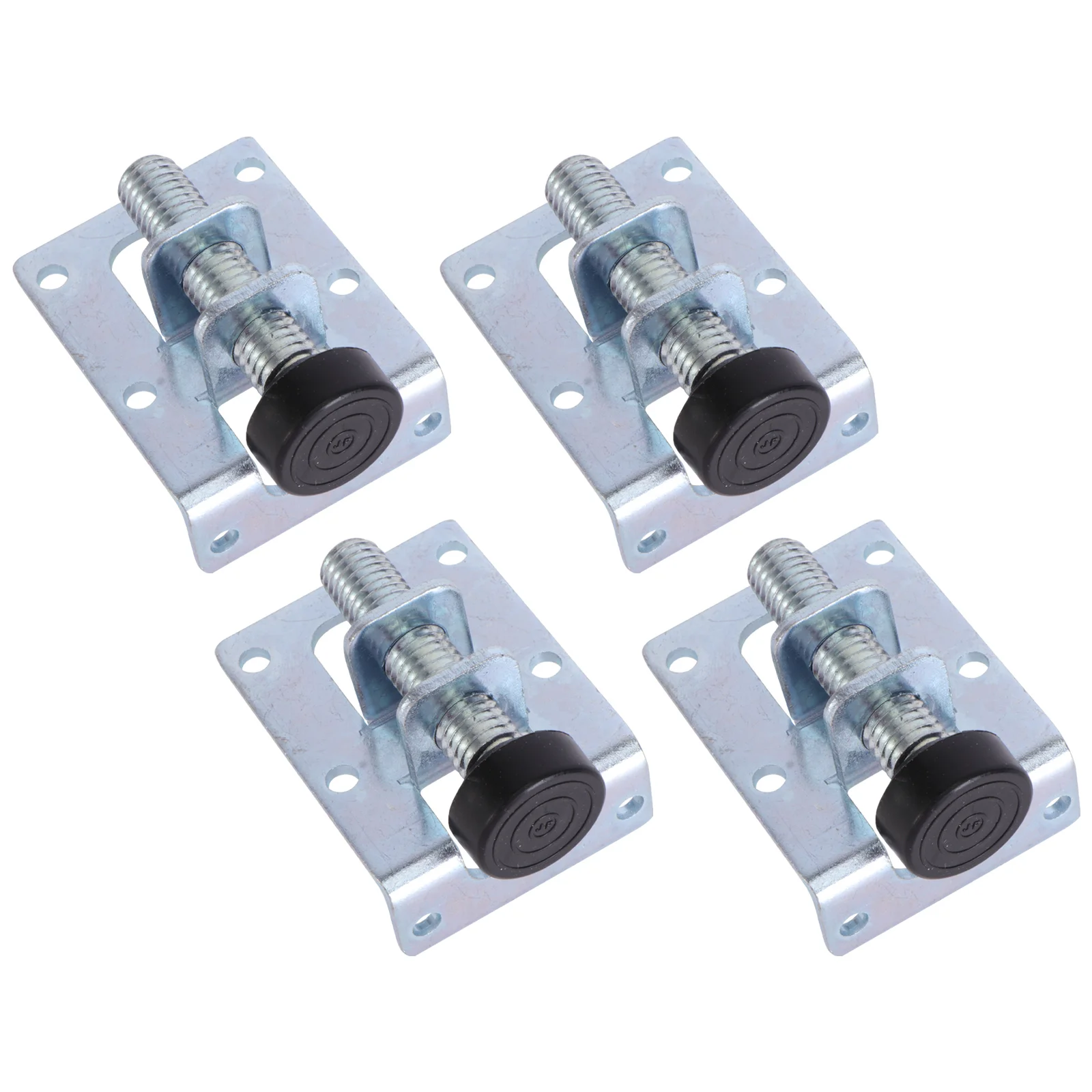 Patas ajustables de acero para muebles, patas de armario, mesa, sofá, pies niveladores de Metal, soporte de esquina, protección de suelo, 4 piezas