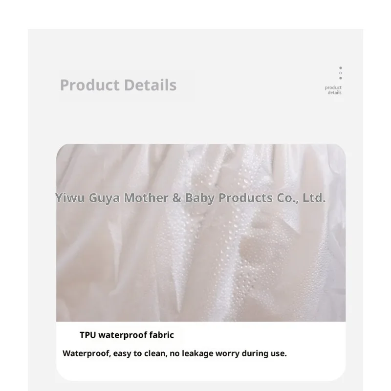 شفافة غطاء حفاضات من البولي يوريثان ملخصات المسنين الكبار الجانب أزرار إطباقية سلس البول الملابس الداخلية مقاوم للماء قابلة لإعادة الاستخدام حماية السراويل #3
