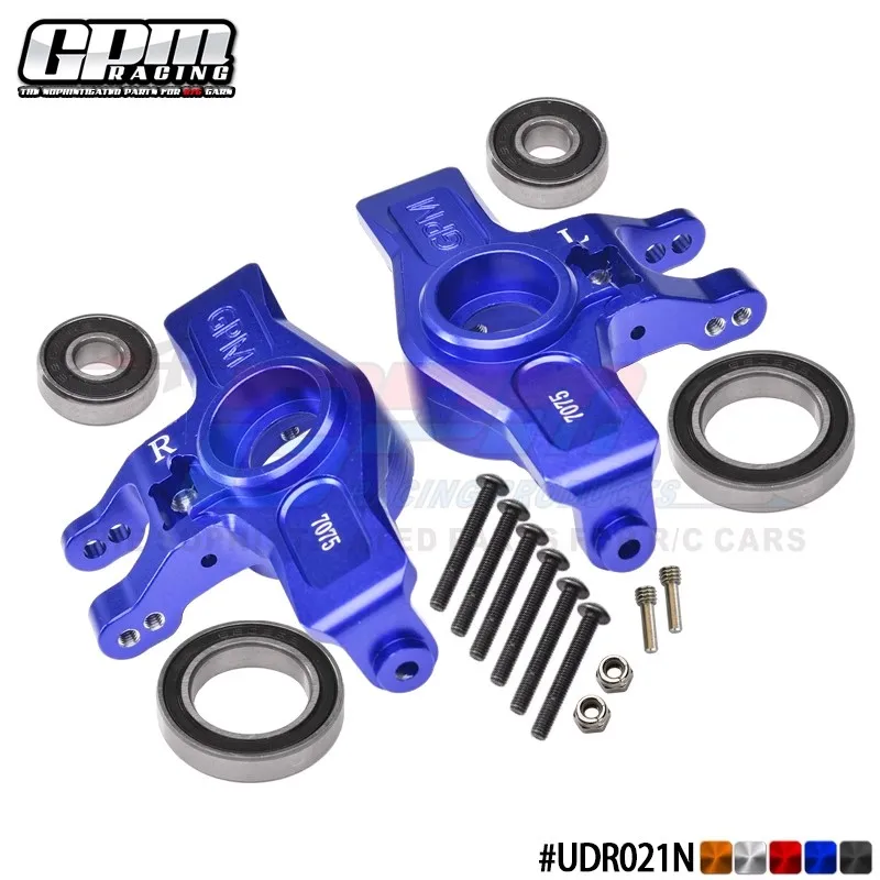 

GPM Aluminum 7075-T6 Front Knuckle Arms Larger Inner Bearings for 1/7 TRAXXAS UNLIMITED DESERT RACER UDR