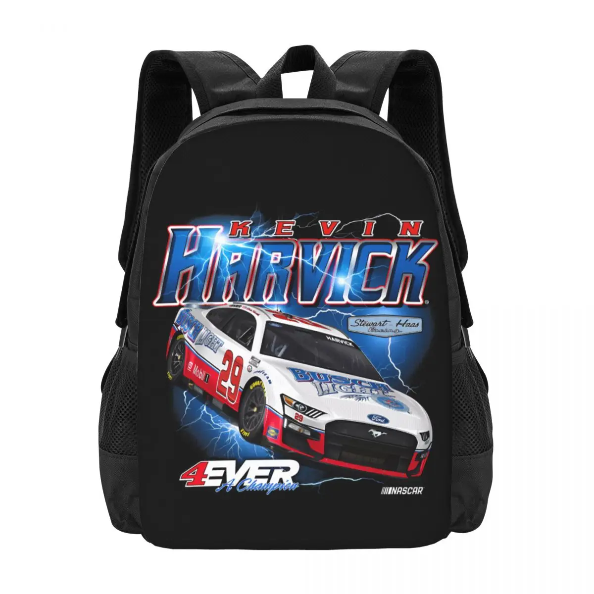 

Kevin Harvick 4 Travel Laptop Backpack, Business College School Computer Bag Gift for Men & Women