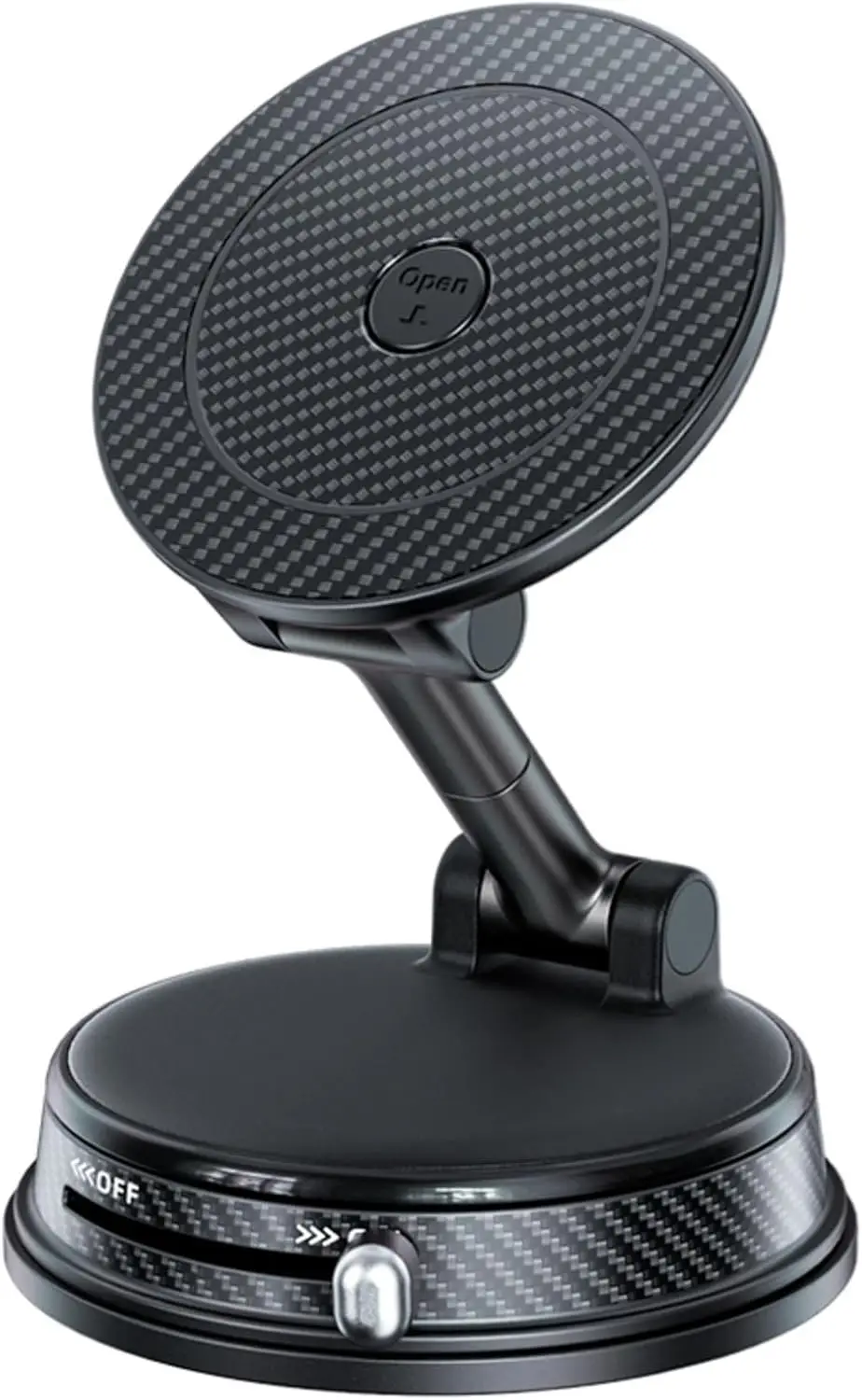 

Магнитный автомобильный держатель для телефона 2-в-1 с аромадиффузором, мощным креплением на присоске, поворот на 360° ° Чехол для iPhone и всех телефонов (черный)