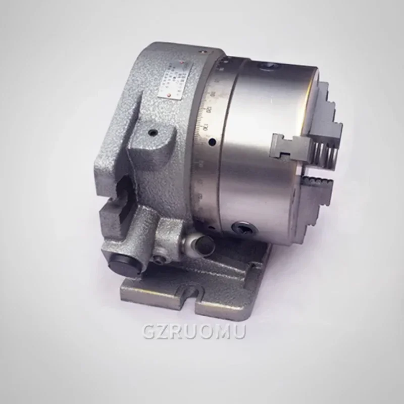 Dividing Head F2 Dividing Head Set 63mm 8 Inch 3-jaw Chuck Semi Universal Milling Set for Milling Grinding Drilling Machine