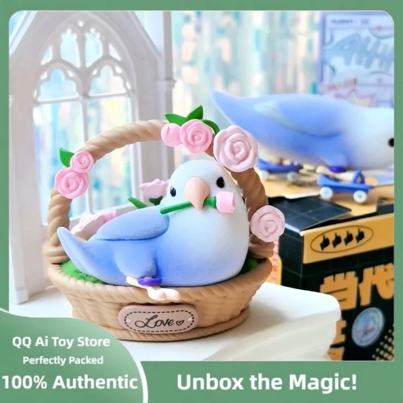 

Оригинальная маленькая птица Таро Balls Bad Bad Birdie 3,0, слепая коробка, серия «Социальная птица», фигурка животного, загадочная коробка, подарочная игрушка-сюрприз