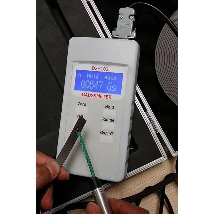 Waterproof DX portable Gaussian meter, IP65 handheld magnetic field meter, suitable for harsh environments 1 year warranty