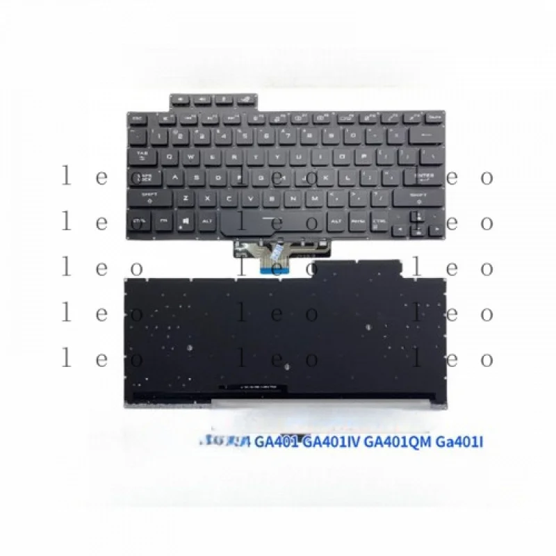 QW  New ASUS ROG Zephyrus G14 GA401 GA401M GA401U GA401Q GA401IV US Backlit Keyboard