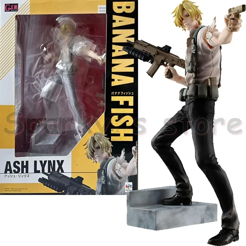 Megahouse Original G.E.M.Series BANANA FISH Anime Figure Ash lynx Action Figure Toys For Boys Girls Kids Children Birthday Gifts