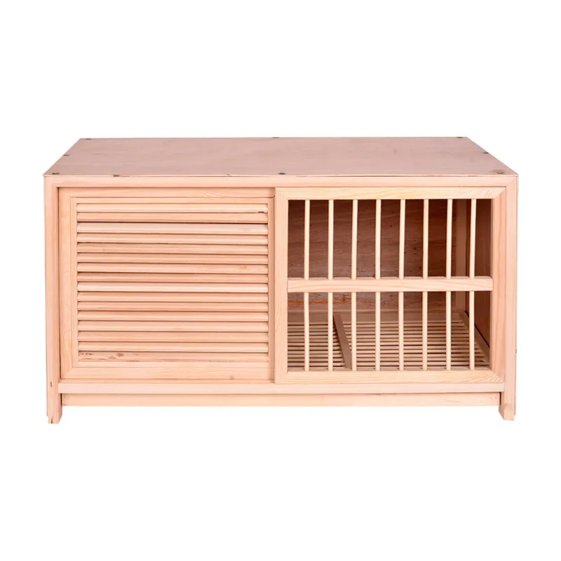 

Wholesale Solid Wood Racing Pigeon Cage with Button Closure Includes Homing Pigeon Nest Box to Meet Bird Owners' Nesting Needs