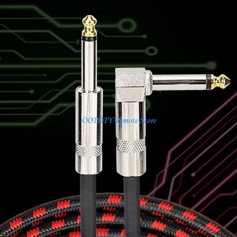 

DXAB Electric Guitar Cable 6.35mm Plugs Instrument Cable for Basses
