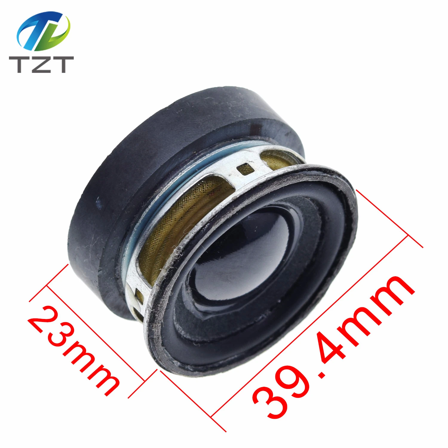 Acoustic Loudspeaker 4R 3W 40MM Speaker 36MM External Magnetic Black Hat PU Edge