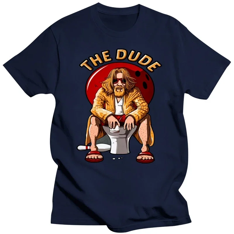 Movie The Big Lebowski The Dude Wholesale T-Shirt Men Graphic Men Unique T-Shirts Printed Tops T Shirt for Men Cotton Tshirt