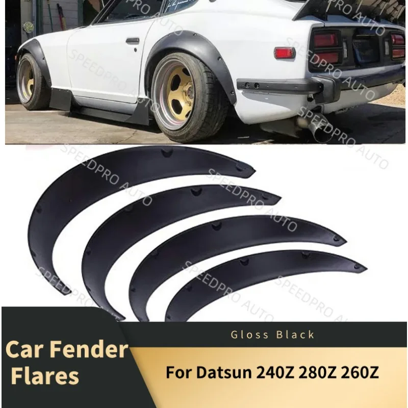 For D-atsun 240Z 280Z 260Z Car Fender Flares Flexible Wheel Wide Body Kit Arches Splash Protector Protective Guards Mudflaps