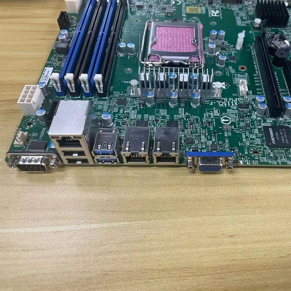 X11SCL-F Single way เมนบอร์ดเซิร์ฟเวอร์ 8th/9th Gen Core i3 Xeon E-2100/2200 โปรเซสเซอร์ LGA1151 DDR4