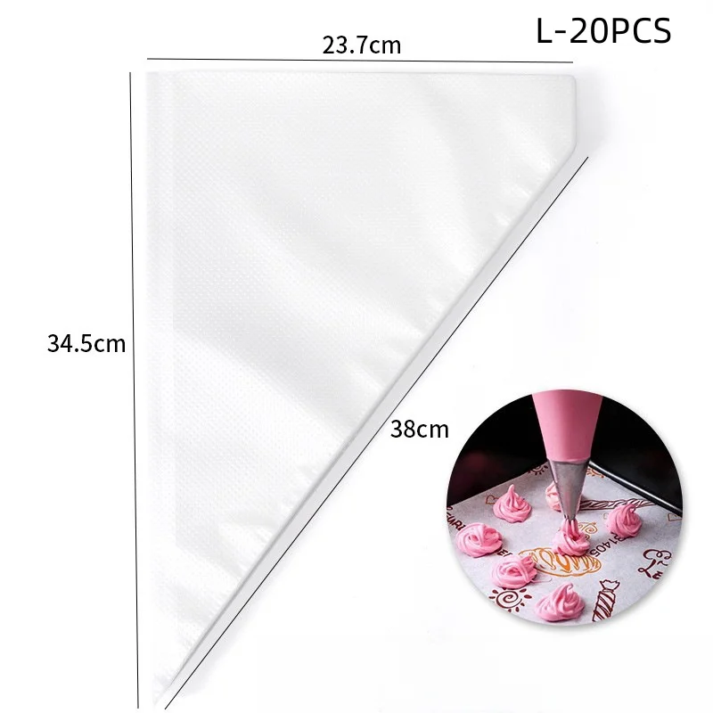 100/50/20 stücke Einweg-Spritz beutel Gebäck Zuckerguss Fondant Kuchen creme zum Dekorieren von Gebäck Kuchen Backwerk zeuge