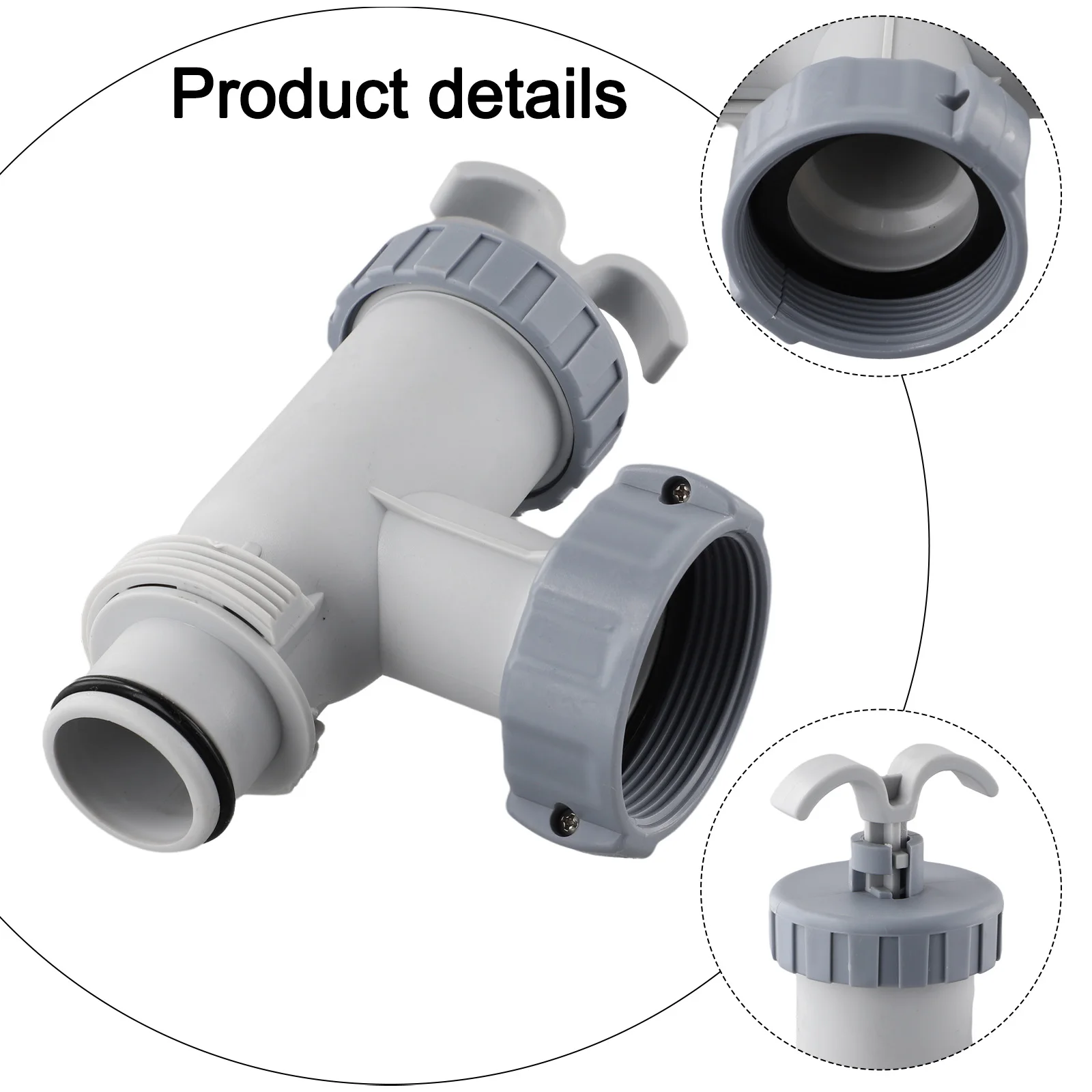 Plunger Valve for Intex Pool Filtration Systems Compatible with 1500 GPH 2500 GPH 4000 GPH Pumps and Chlorinator Assemblies