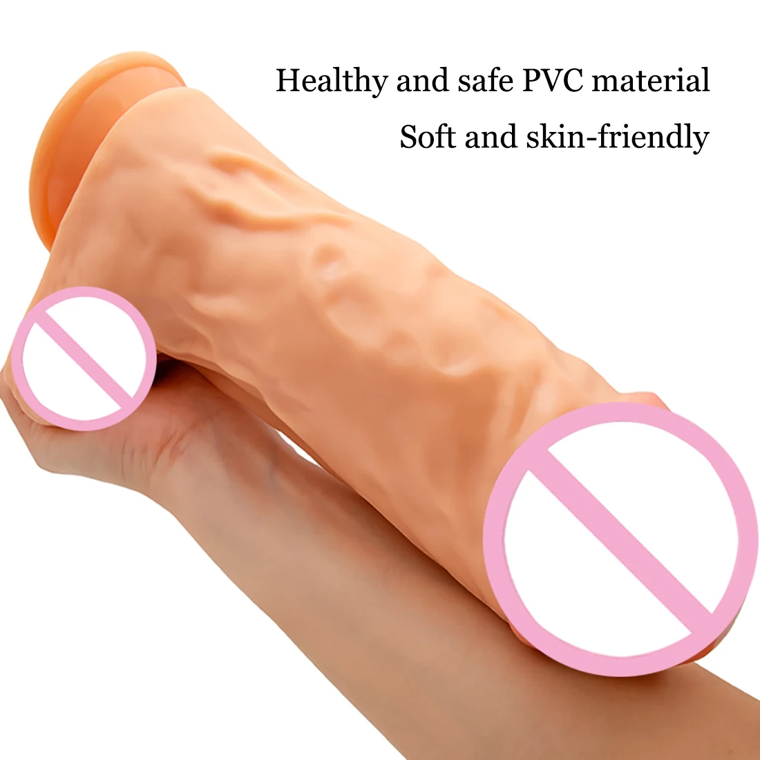 Oversized Realistic Dildos with Suction Cup Soft Skin Feeling Huge Penis Thick Phallus Big Dick Masturbator Sex Toys for Women