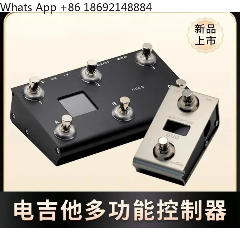 Programmable MIDI controller, support PC/CC/NOTE full command custom control spot quick delivery
