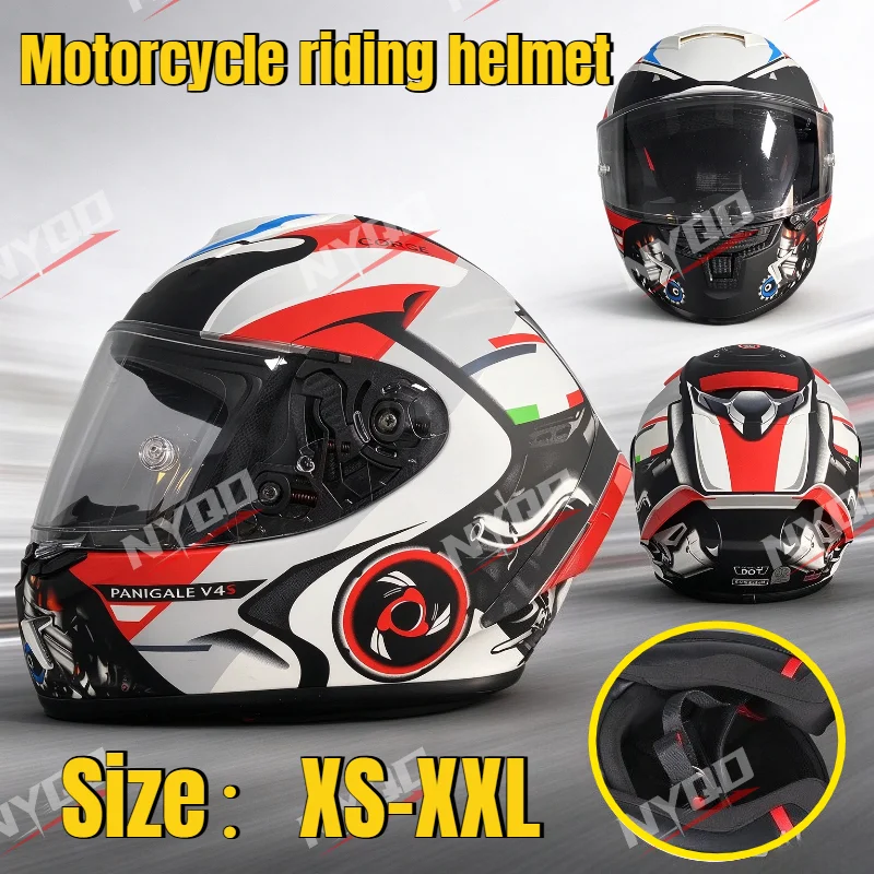 High Strength ABS Full Face Helmet,For Motorcycle Racing and Road ...