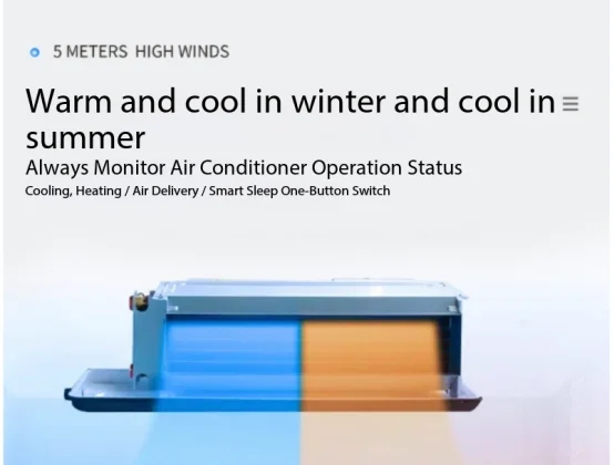 Commercial Horizontal Concealed Fan Coil Large Air Volume Dual-purpose Fan Coil Factory Workshop Air Duct Machine