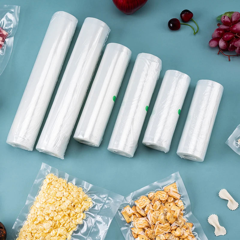 Пакеты для вакуумной упаковки, 15 + 20 + 28 см, 5 м, R251, 6 рулонов/партия