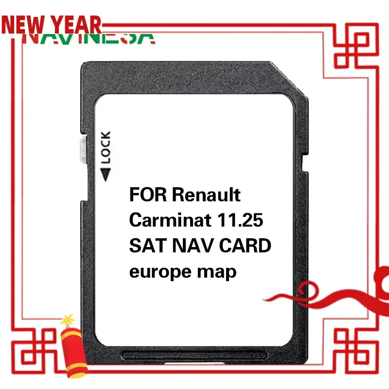 

SD Card for Renault Fluence 2008-2010 Carminat Version 11.25 Europe Maps 2024 Sat Nav GPS Navigation 8201753026 8GB