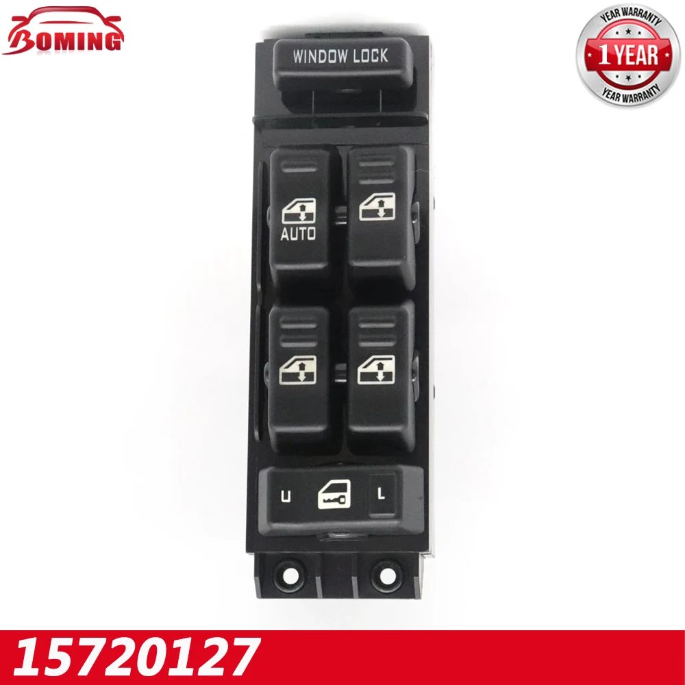 15720127 15062650 Electric Power Window Master Control Switch Button  For Silverado 1500 2500 3500 Sierra 1500 2000-2002